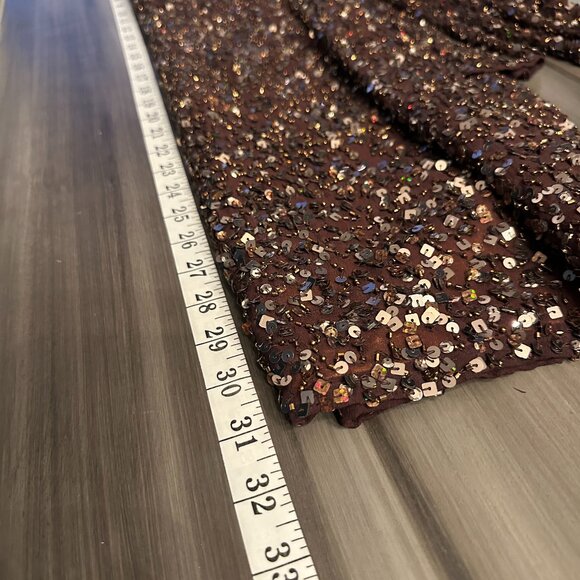 Shail K. Womens Sequin Cocktail Prom Mini Bodycon Dress Long Sleeves Size 2 - Picture 10 of 10